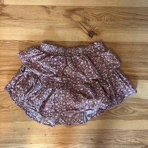 Vanilla Star Floral Skirt
